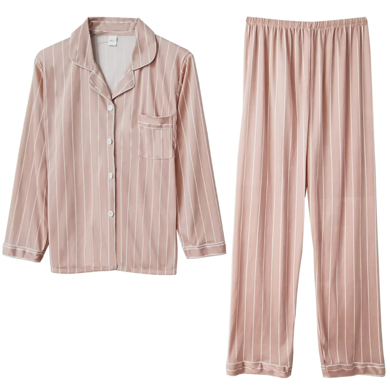 

Spring and autumn long-sleeved Pants Pajamas Cardigan housecoat spring and Summer Korean version of the girl students can wear a