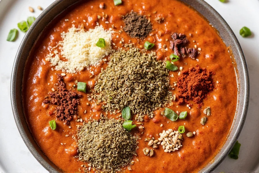 Bowl of greenish-brown za'atar spice mix
