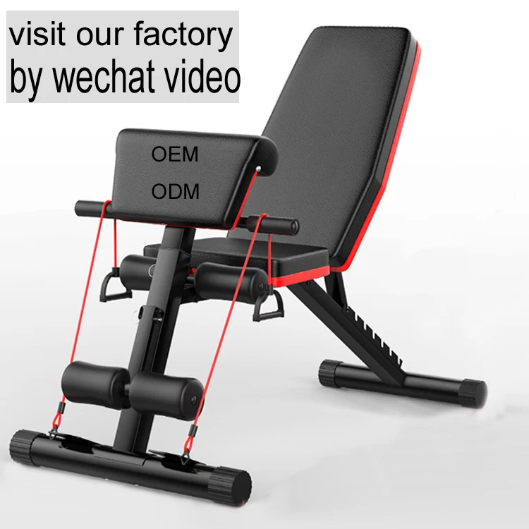 

OEM New Home Fitness Equipment Gym Adjustable weight Dumbbell bench manufacture Sit Up Bench