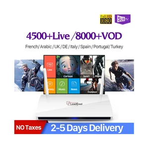 IPTV Box Leadcool Android 8.1 TV Box with HD French Channels SUBTV Subscription 1 Year Shipped from France