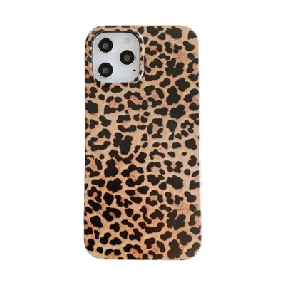 

Euramerican Fashion Simple Leopard Shockproof Case for iPhone 12 13 Pro Max XS Max XR XS X 7 8 Plus, Shockproof Case for iPhone