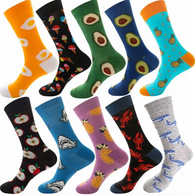 

Customized Mens Funky Socks, Custom color