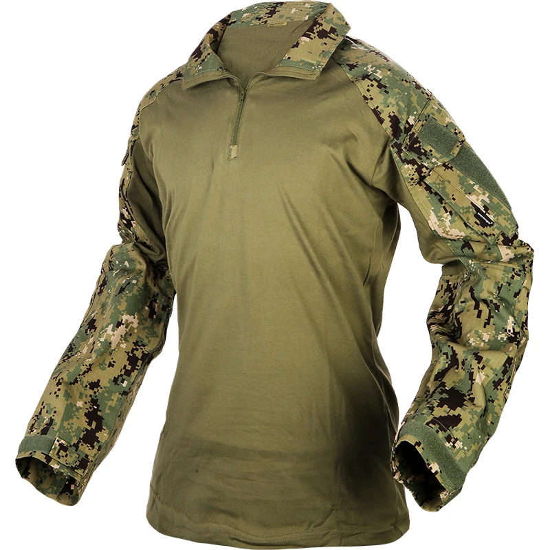 

EmersonGear G3 Men's Tactical Combat Shirt Long Sleeve Military Camo Shirt with pocket