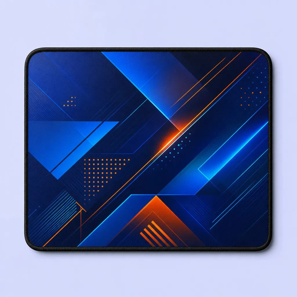 Cyber Glow Laser Tech Grid Pad