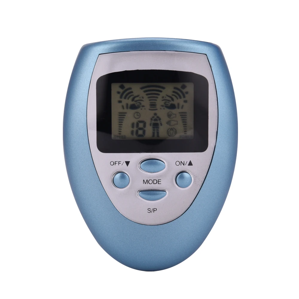 LCD Screen Pain Relief Electric Therapy Pulse Muscle Stimulator Battery Powered Health Care 8 Modes TENS Body Massager.jpg