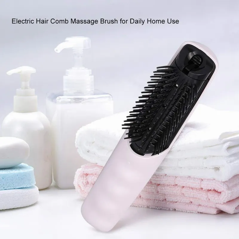 

Unisex Electric Massage Comb Hair Growth Massage Care Equipment Hair Treatment Brush Grow Comb Hair Loss Therapy, White