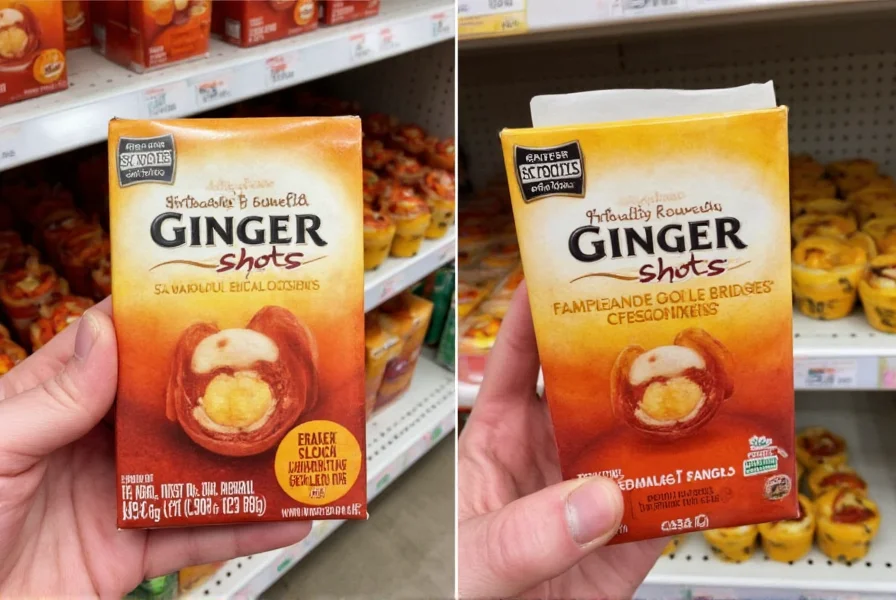 Various ginger shot bottles available at Walmart