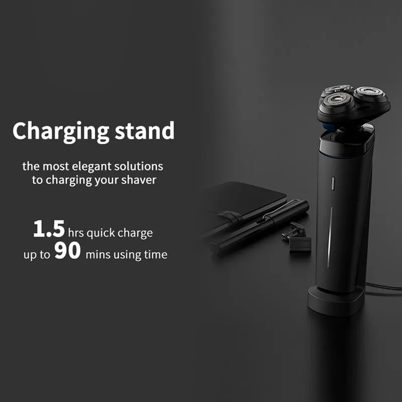 
5 in 1 Beard Nose Hair Trimmer Face Electric Shaver Rotary Razor Grooming Kit Rechargeable Electric Shaver 