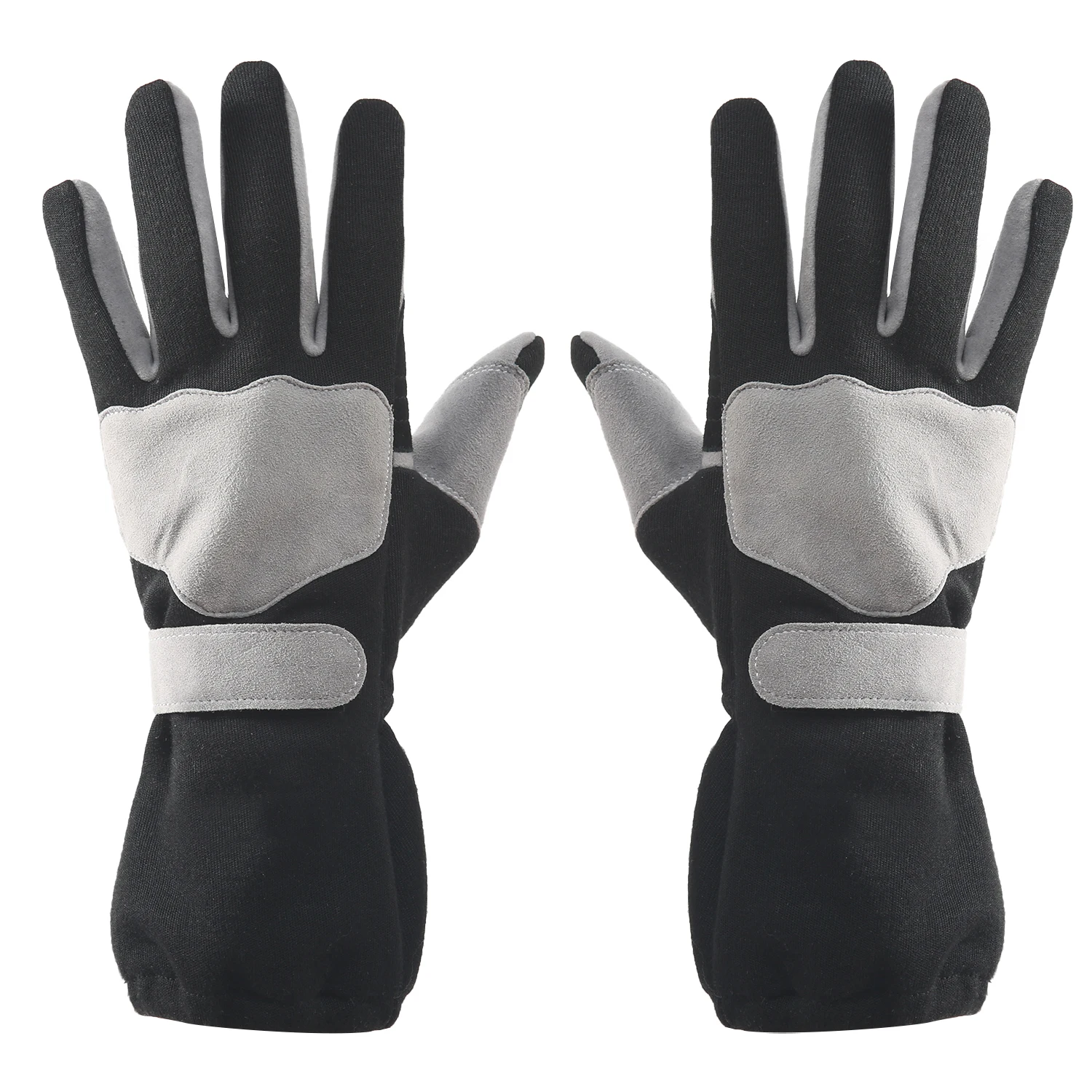 Flame Retardant Suede Leather Auto Racing Safety Driving Gloves 