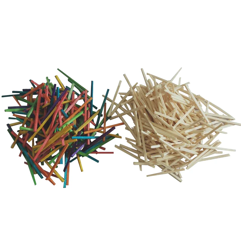 
Factory High Quality Colored Small Wooden Stick Matches 