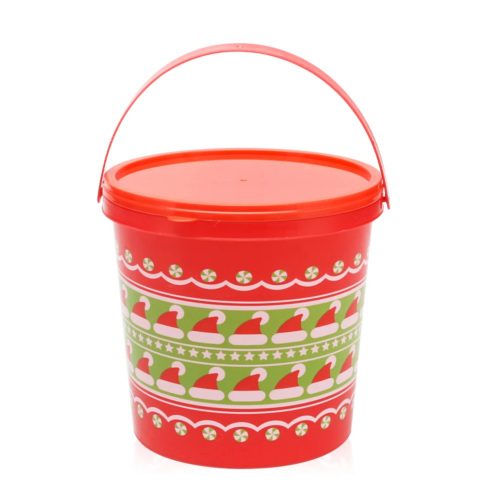 Plastic christmas clearance buckets