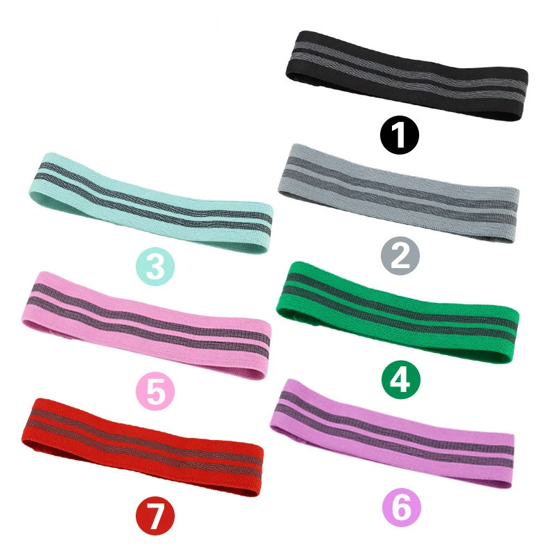 

Custom Bandas De Resistencia Fabric Booty Bands Non Slip Fitness Resistance Bands For Workout Exercise, As picture