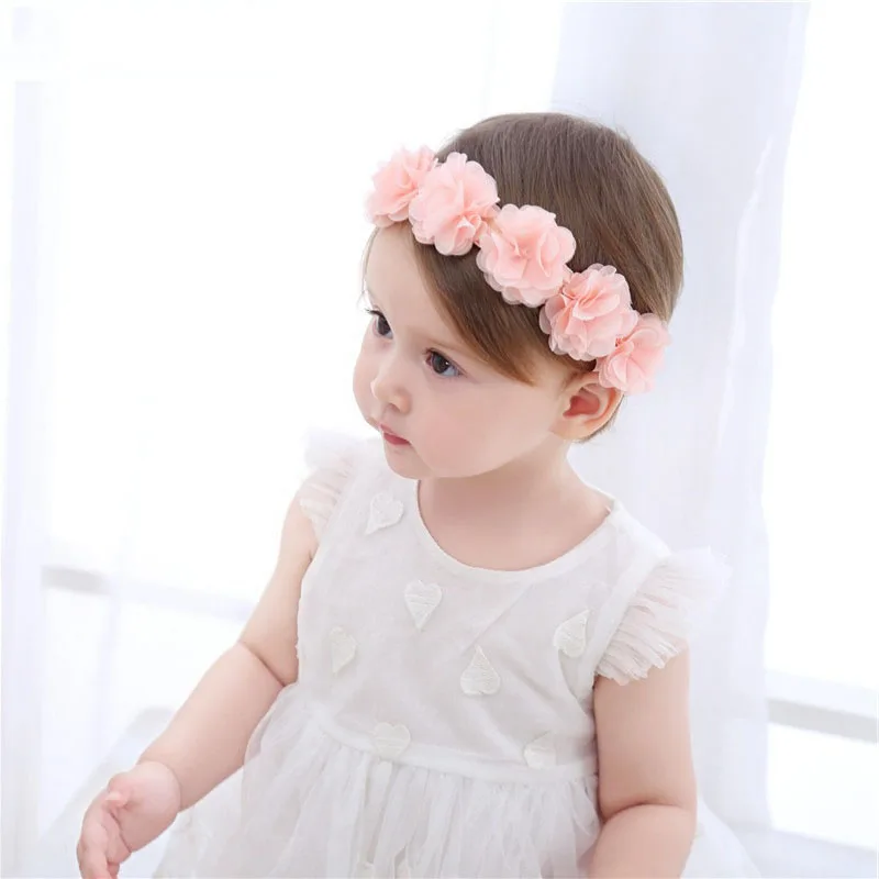 Handmade Lovely Kids Hairband Toddler Hair Accessories Lace Baby Headband 