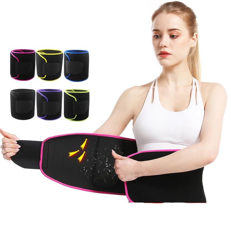 

Private Label Fitness Waist Training Belts Exercise Sweat Belly Burner belt Tummy Trimmer Waist Trainer Entrenador De Cintura