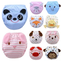 

Summer New Cute Cartoon Animal Cloth Diaper Learning Pants Training Pants Bread Pants