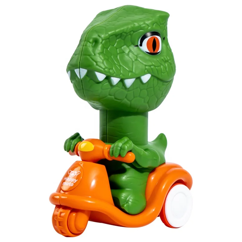 

2023 new design press toy animals Wholesale friction plastic mini toy power car Classic dinosaur toys