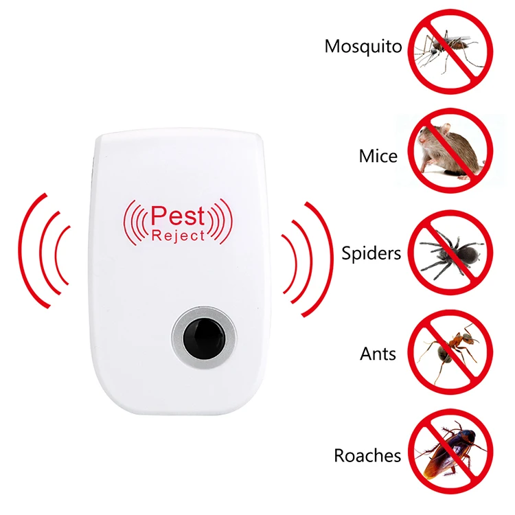 

Electronic ultrasonic repellent Indoor cockroach mosquito Insecticide Rodent mouse control ultrasonic repellent device