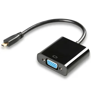 1080P Micro HDMI to VGA Video Audio Converter PC & HDTV