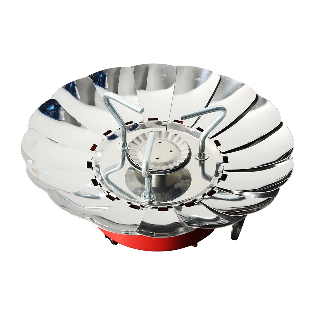 

Camping And Hiking Gas Stove Fold Stainless Steel Mini Portable Gas Stove