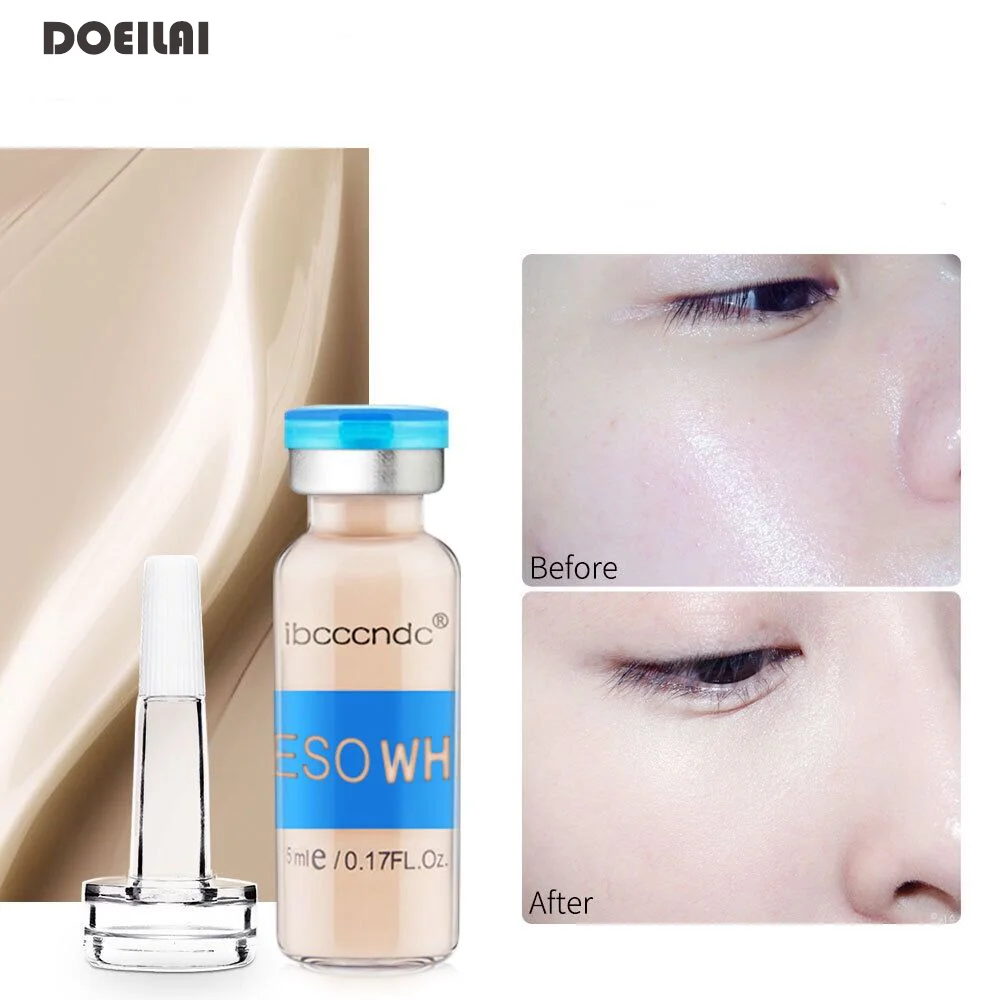 

Private Label OEM Facial Treatment Foundation Skin Meso Brightening White Microneedling Serum BB Meso Whitening Glow