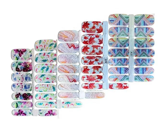 

QY Beautiful Patterns 100% Nail Polish Strips Nail Wraps Nail Sticker