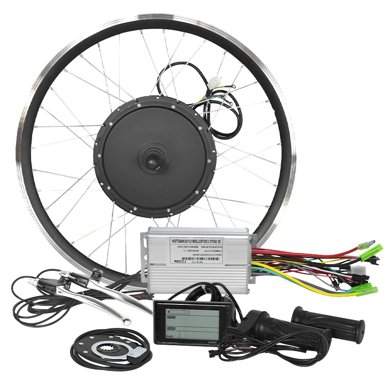

48v electric bicycle parts ebike kit diy 1000w hub motor electric bike conversion kit with battery optional