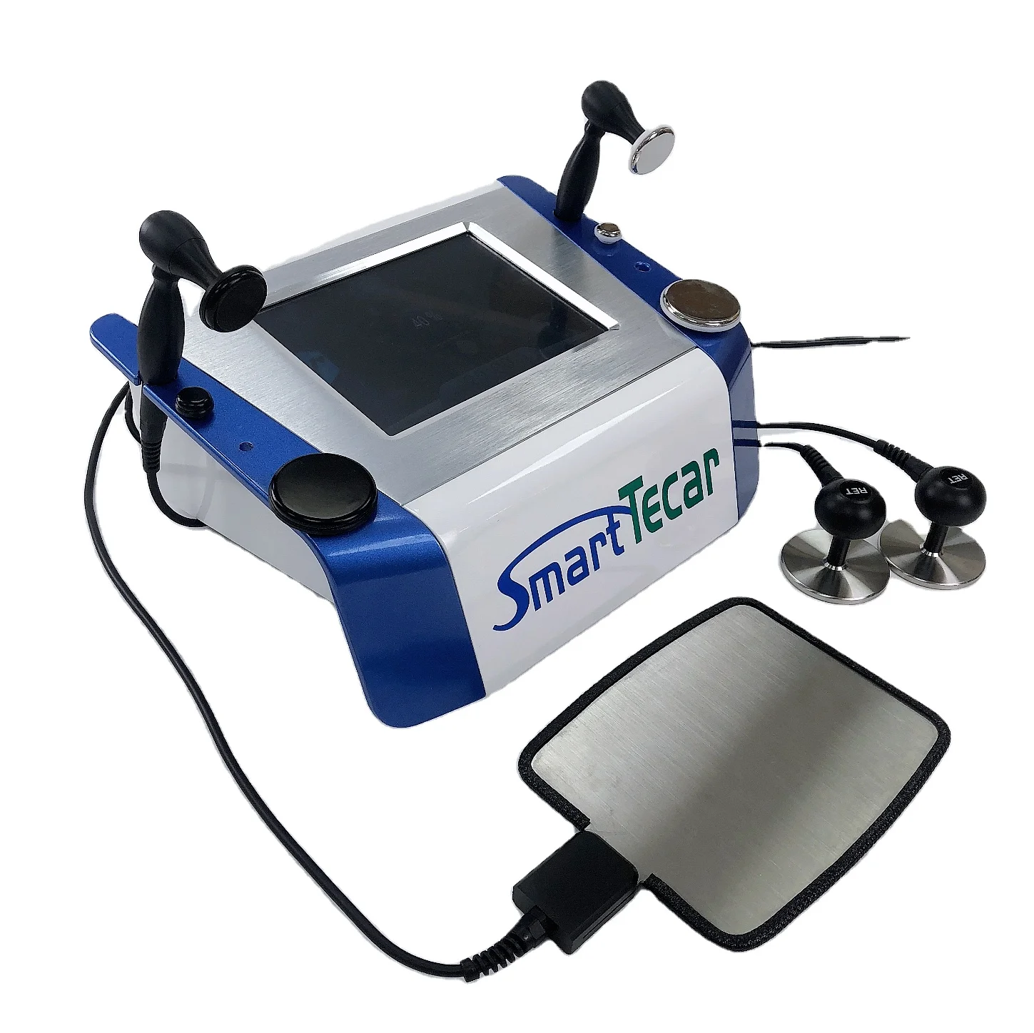 

2021 Latest Phisiotherapy Cet Ret Diathermy Smart Tecar Wave Therapy Rf Shockwave Machine