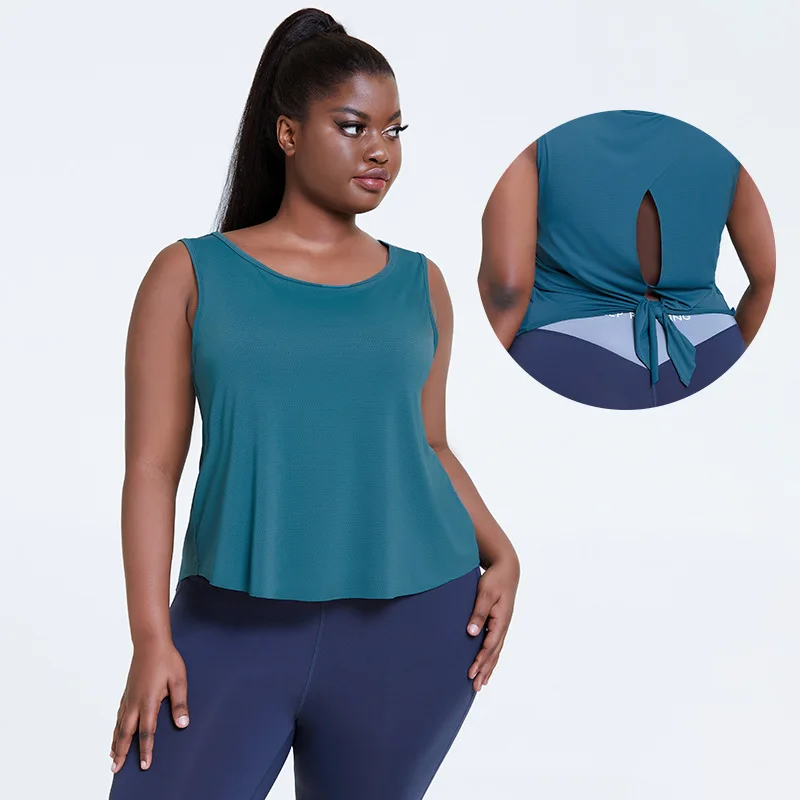 

Best Quality Quick Dry Sleeveless Polyester Yoga Shirts Breathable Sport Shirt Women