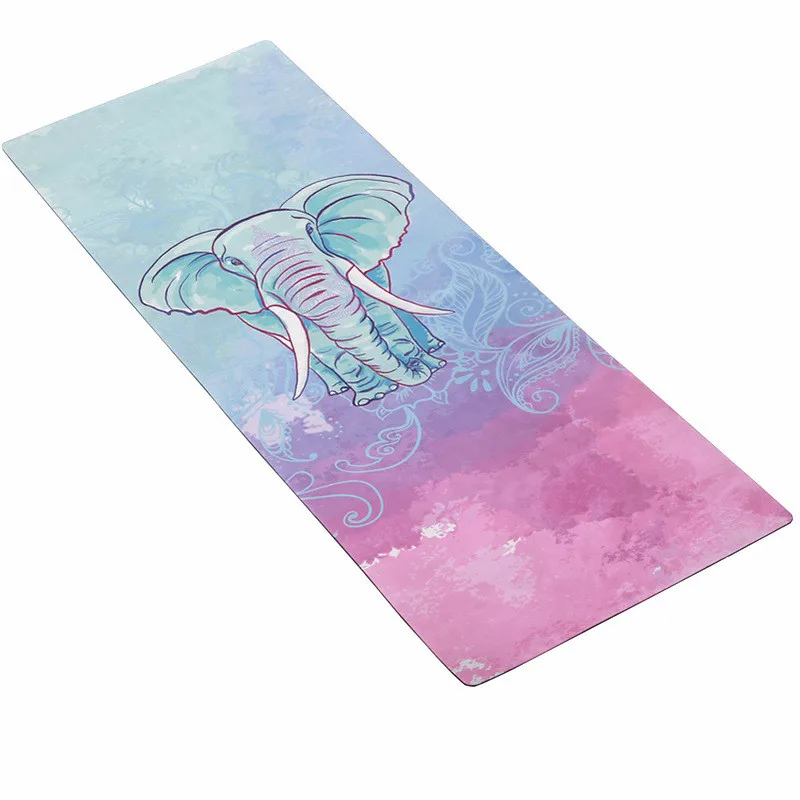 

Eco-friendly suede microfiber yoga mat, Multi colors