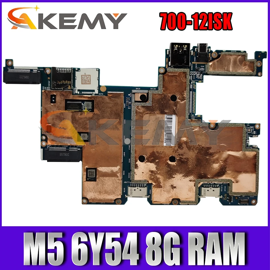 

Akemy CMX40 NM-A641 100% Test Work For MIIX 700 MIIX 700-12ISK Laptop Motherboard MB L 80QL WIN CPU M5 6Y54 8G RAM WIFI