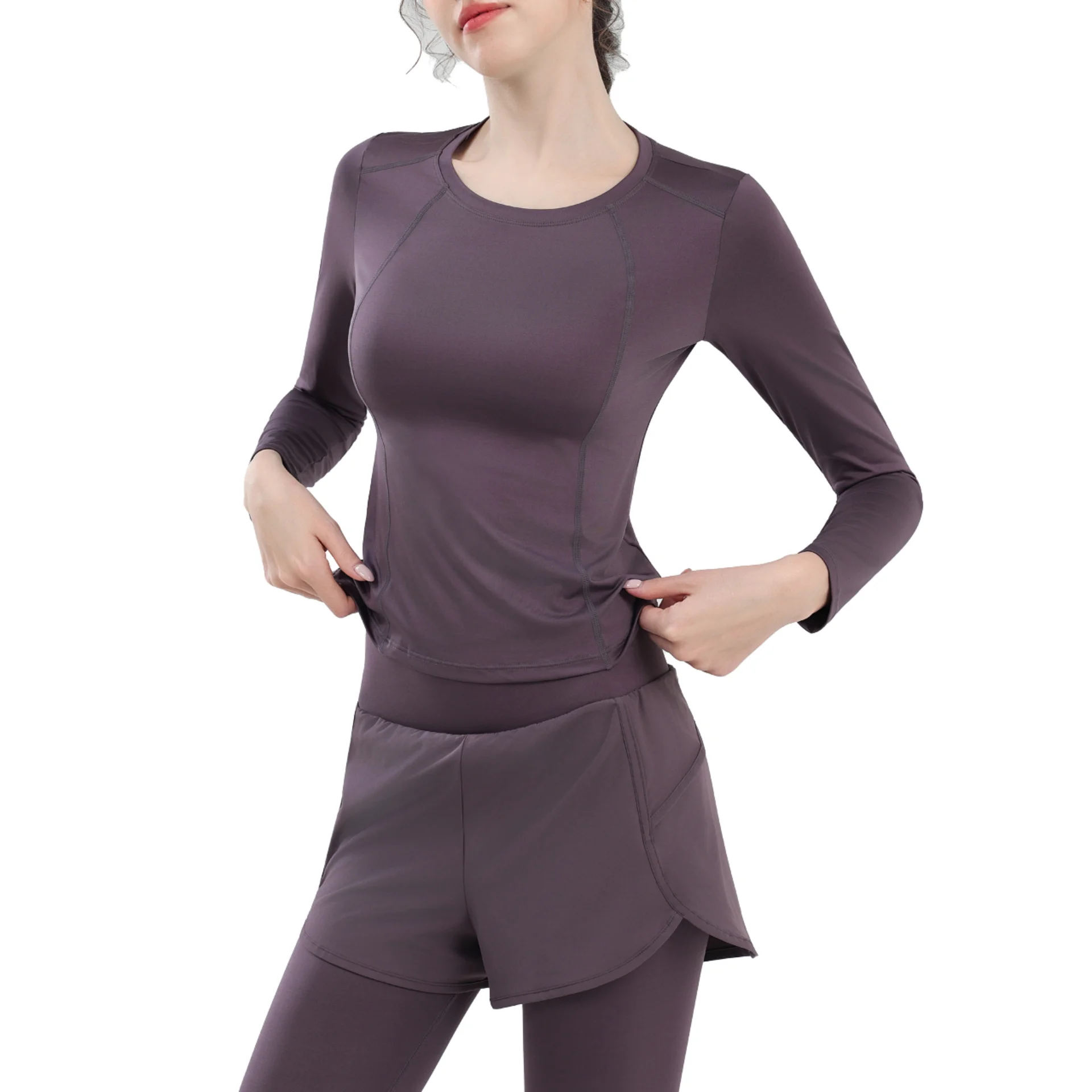 两Piece Set Quick-Dry弹力Yoga Set