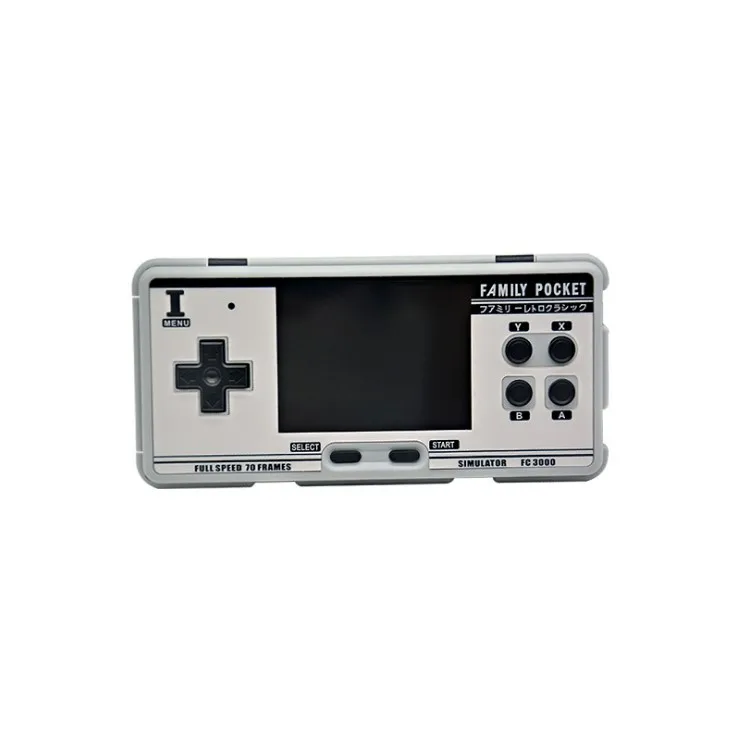 

drop shipping FC3000 handheld game console, 8 emulators, red and white game console, children's color screen game console
