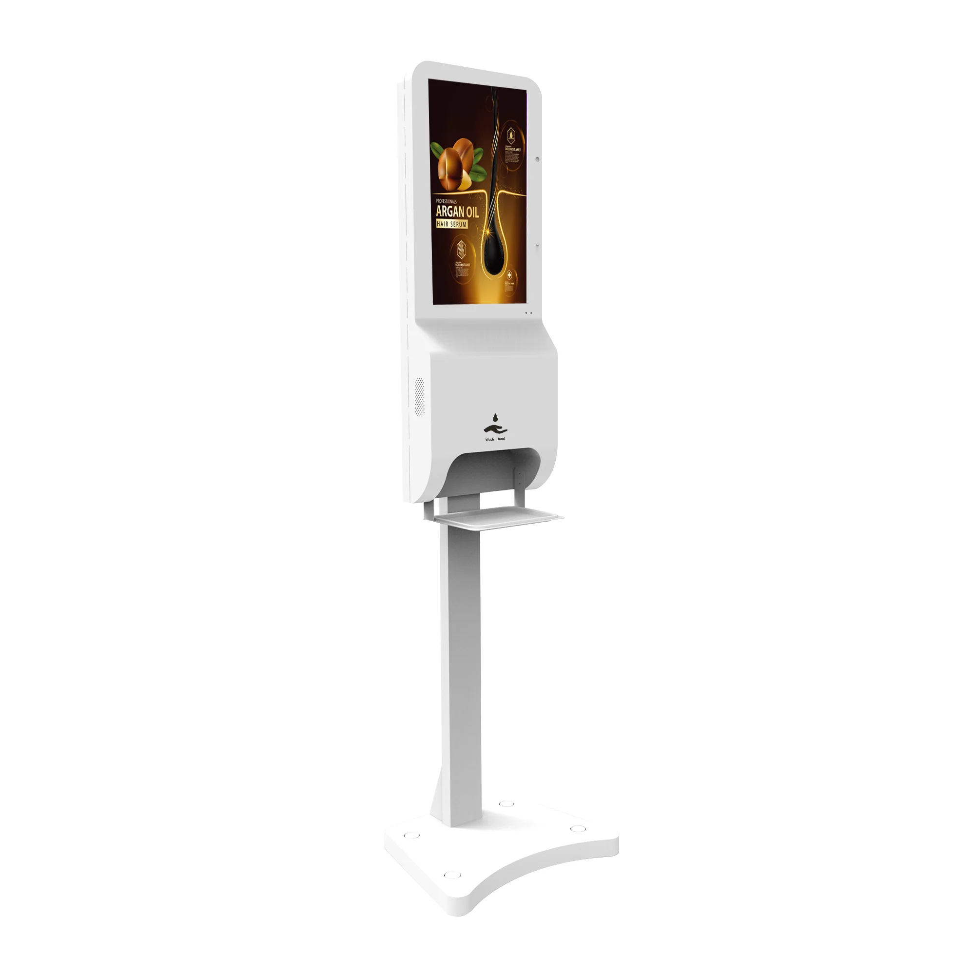 
Advertising Hand Sanitizer Dispenser Disinfection Kiosk Hand Sanitizer 2020 Newest Model 21.5 Inch 