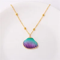 

Bohemian Jewelry Necklace Natural Sea Beach Shell Choker Necklace