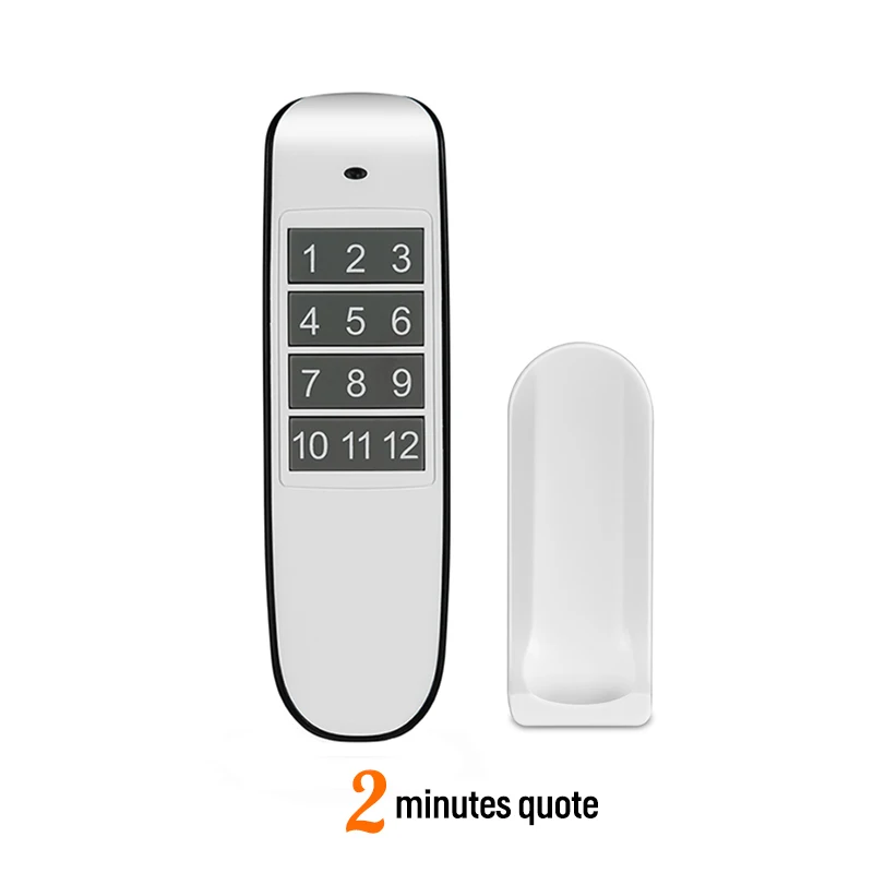 

ALST Newest product universal wireless remote control plastic enclosure with LCD screen support OEM Custom, White/black/gray