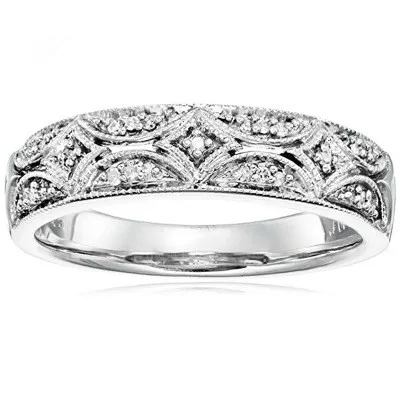 

Fashion Sterling Silver 9 25 Jewelry Zircon Band Ring for Women