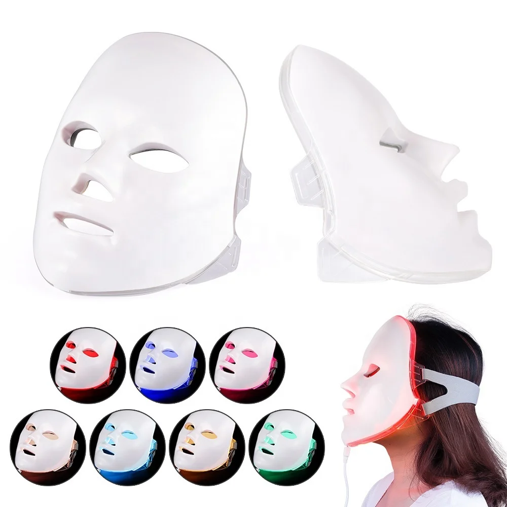 

ODM Facial Care LED Masks Red Light Therapy PDT Machine 7 Colors Ledmask Luminotherapie Mascherina Dropship LED Beauty Facemask