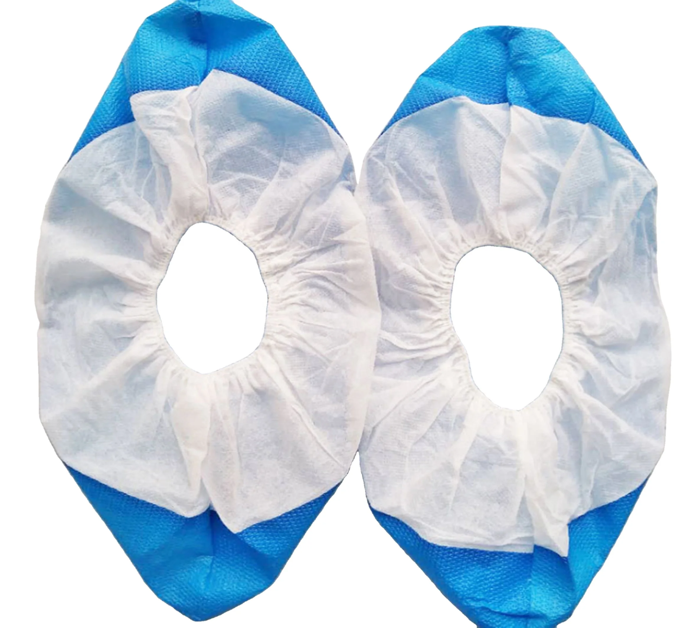 

Hot Sale Disposable Non-slip PP+CPE Shoe Covers For Cleanroom, Blue