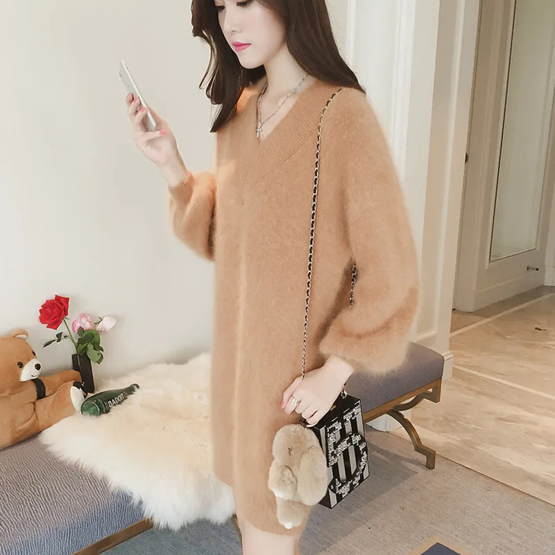 

Wholesale 2021 autumn and winter new women's Korean loose casual sweater knit sweater women soft and comfortable women sweater