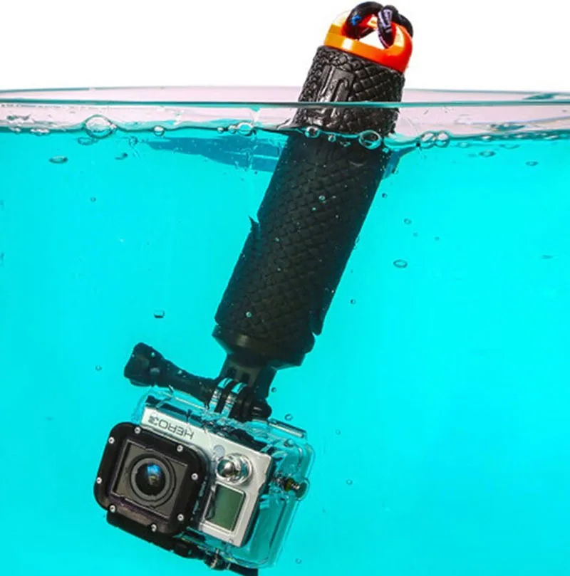 

Waterproof Hand Grip Adjustable Extension Monopod Pole Swimming Float Selfie Stick Hand Grip for GoPro