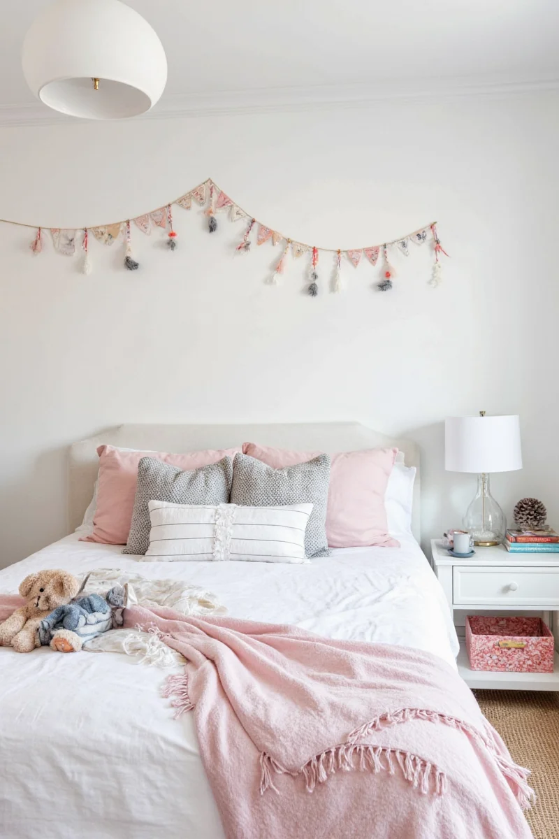 5 genius ideas for decorating the wall above your bed that actually make sense for families