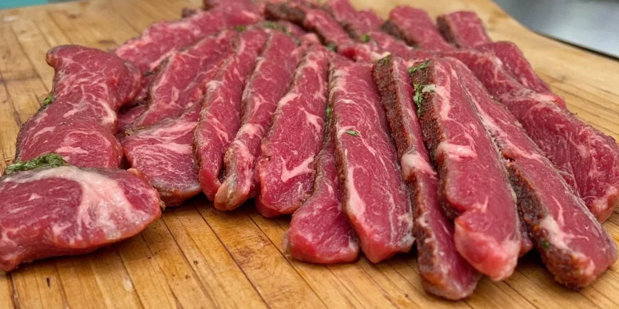 Checking beef roast temperature