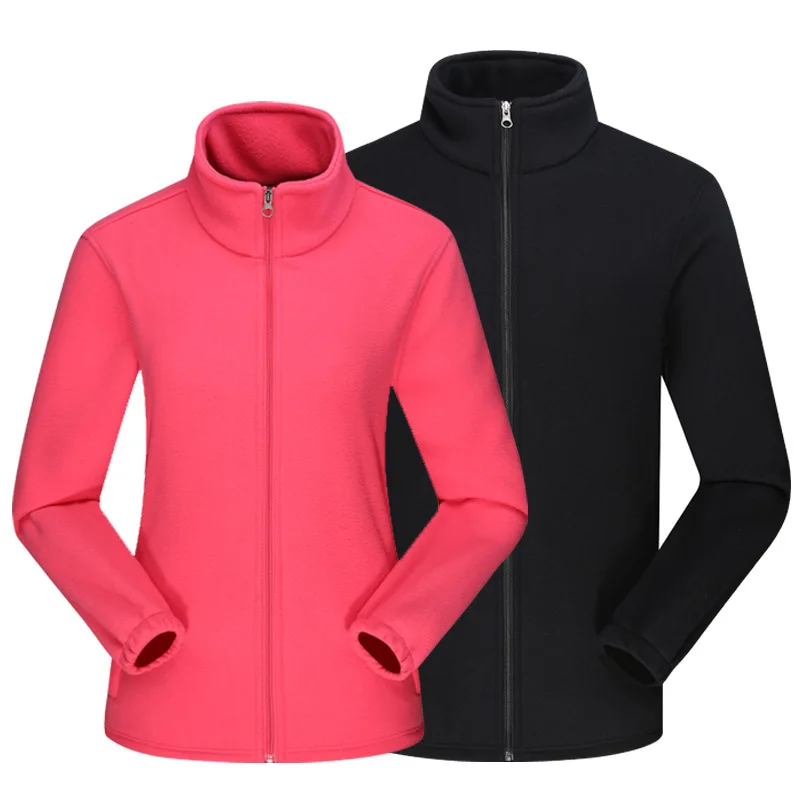 

Women's Outdoor Jacket Wind breaker Polar Fleece Jacket Coat Custom Embroidery Logo Body Warmer