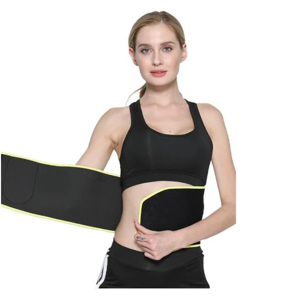 

Premium Neoprene Waist Trimmer Belt Sweat Slimming Bodyshaper Girdle Wrap Stomach Fat Burner With Pocket For Men Women