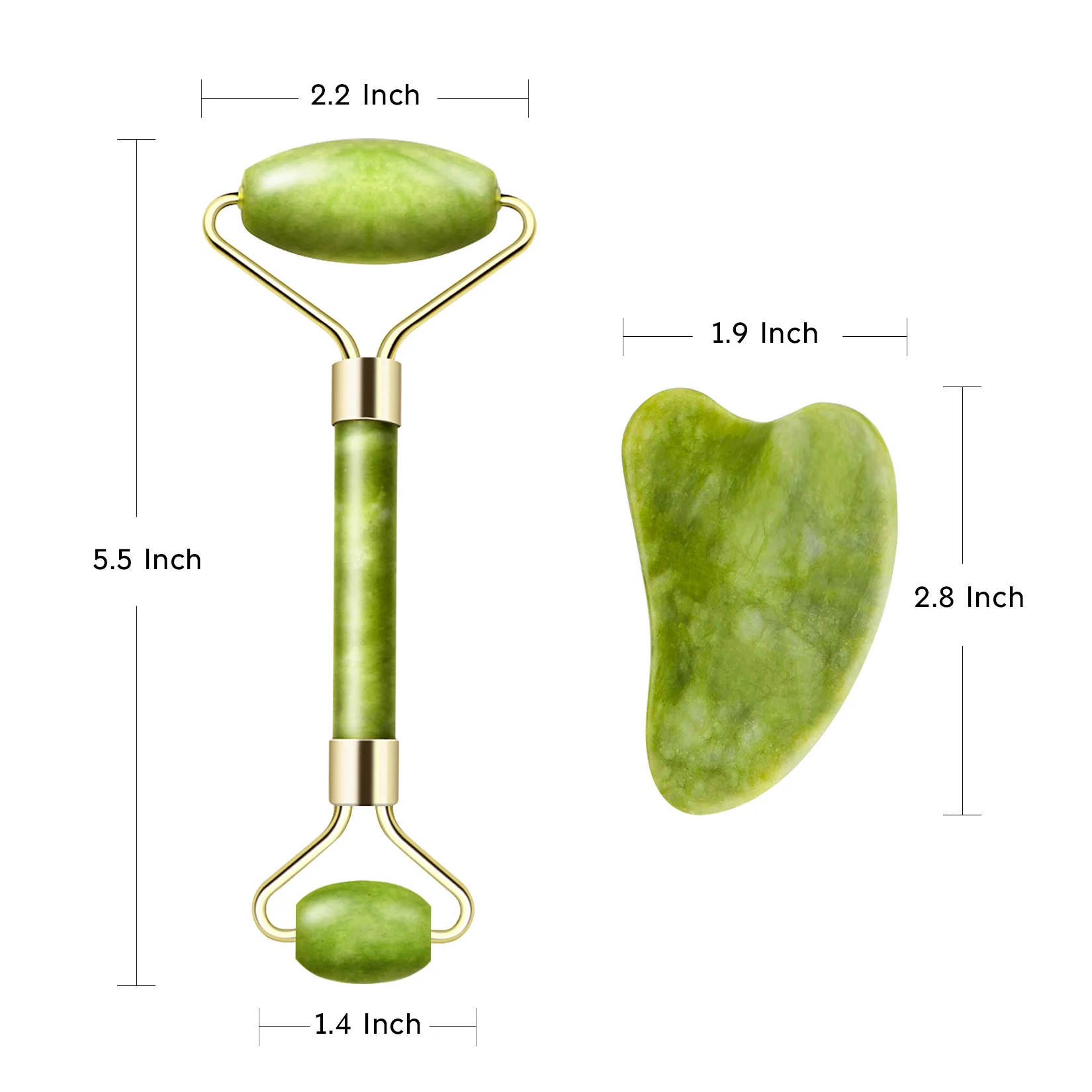 

Face Jade roller massage Jade roller massager jade stone face, Green