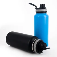 

Custom 32oz BPA free wide mouth thermos vacuum insulated double wall stainless steel workout sport water bottle