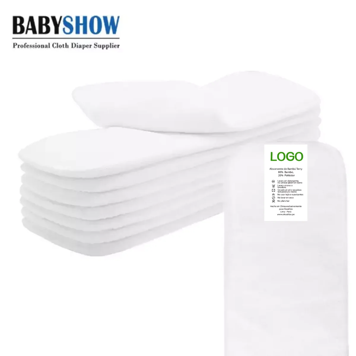 1 Baby Infant Cloth Diaper Nappy Absorbent Liners Inserts Microfiber/Bamboo 