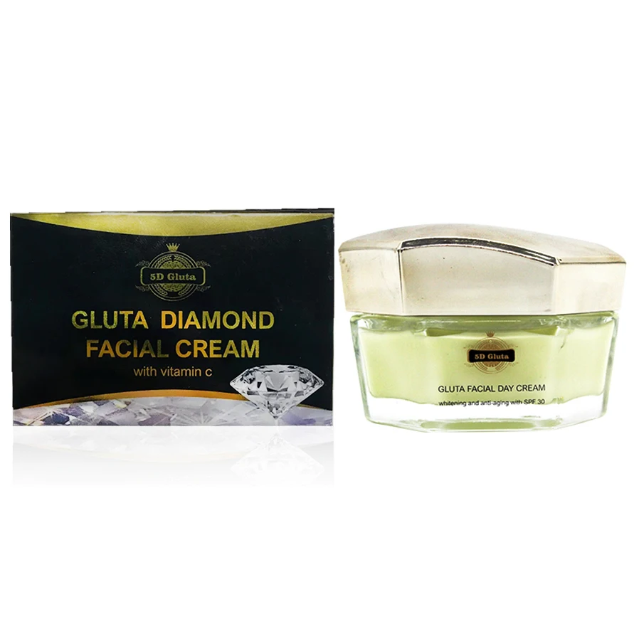 

Gluta Whitening Bleaching Sunburn and Blackspots Removal Face Cream for Glowing Skin