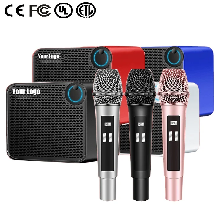 

Youtuber Ktv Condenser Microphone Portable Mini Bluetooths Wireless Blutooths Indoor Karaoke Player, White,black,red