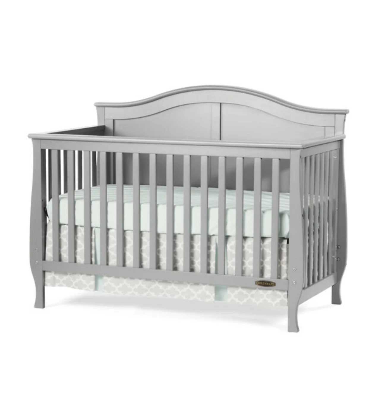 
America style pine wood high quality wooden baby crib 